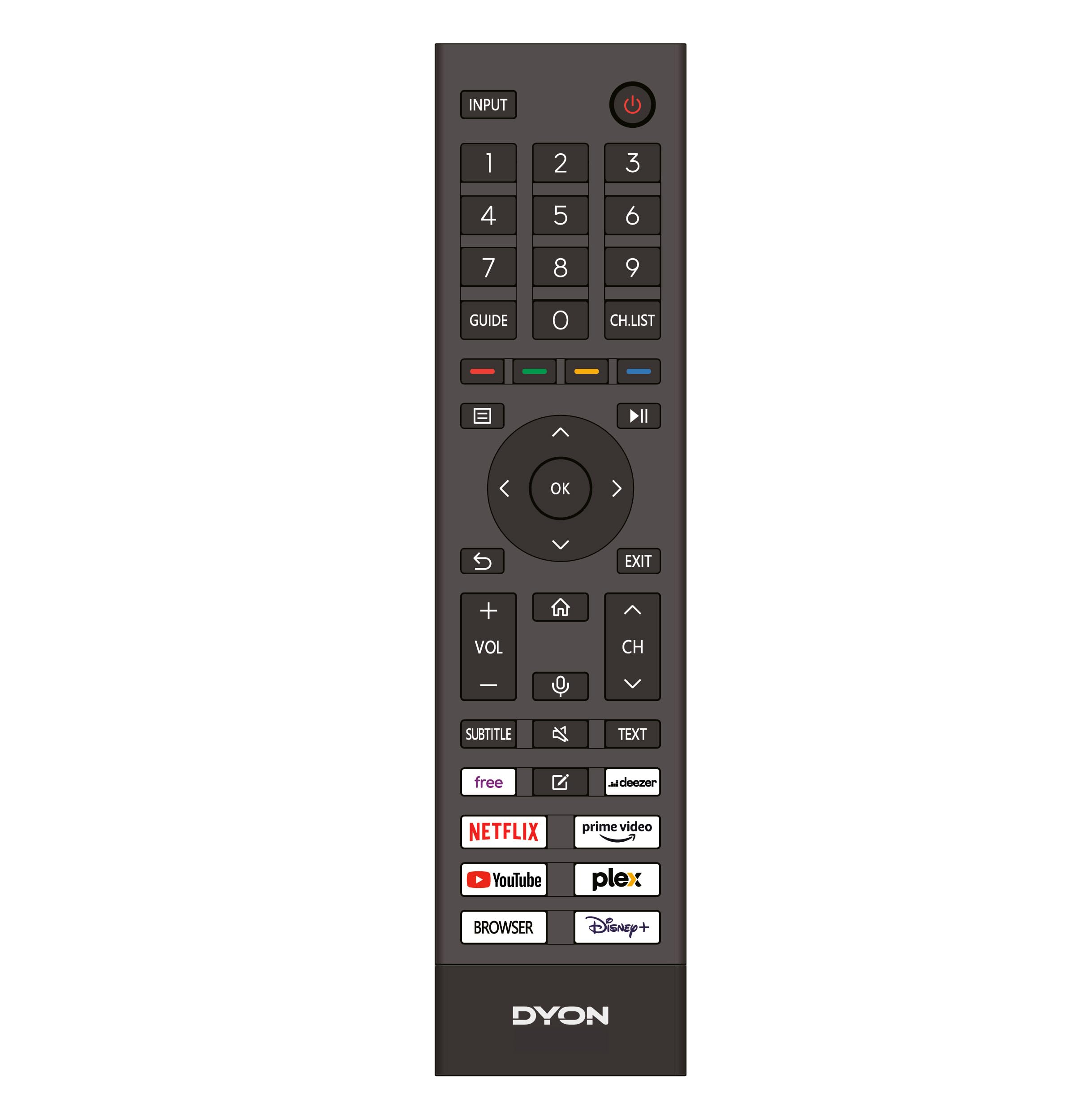 DYON Movie Smart 50 VX - 50 Zoll 4K UHD Smart TV (2024) mit Triple Tuner, App Store, Prime Video, Netflix, YouTube, DAZN & Disney+